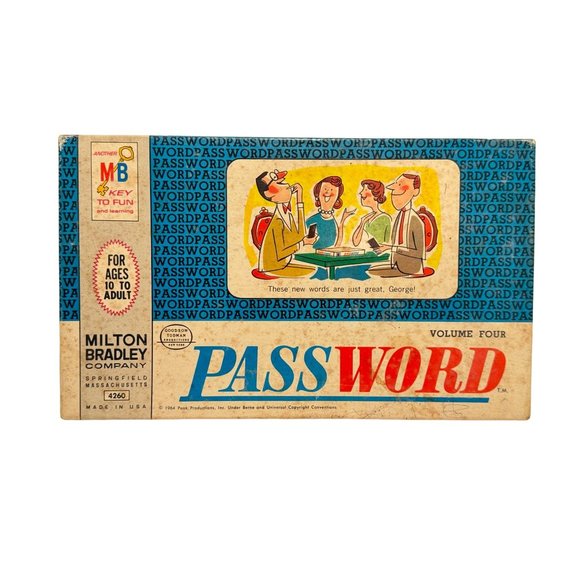 Vintage 1964 Password Volume Four #4260 by Milton Bradley - Made in USA - Picture 1 of 8